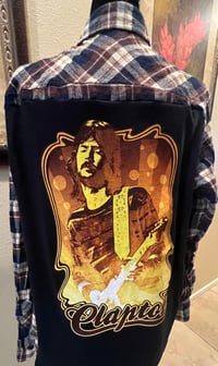 Vintage Blue/Brown/Cream Flannel Shirt Eric Clapton