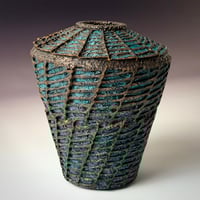 Image 1 of Sycamore Wood Vessel - Highly Embellished (523)