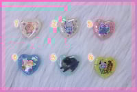 Image 2 of resin heart pins