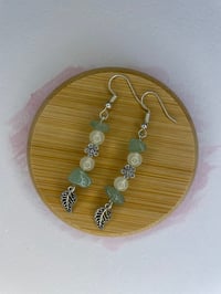 Image 2 of Green Aventurine Nature Earrings