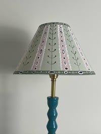 Image 2 of Clara - a hand painted fabric shade, 25cm base width