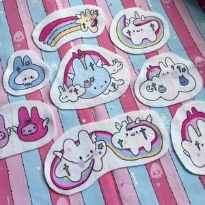 Image of Bunny Unicorn Patch Pack