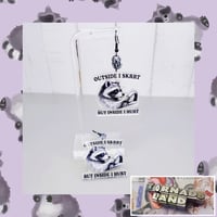 Driving Raccoon Earrings