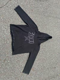Image 1 of Oversized Rhinestone Hoodie 