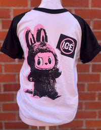 Labu-buster YOUTH - Black Raglan Tee