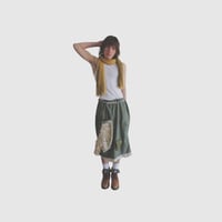 Image 1 of RECYCLED LONG SKIRT 