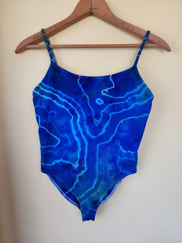 Image of Medium blue geode bodysuit