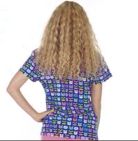 Image 3 of  V Neck Scrub Top - Cats So Cool 