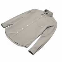 Image 2 of Ford Long sleeved Shirt in Light Grey