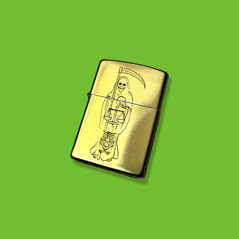 BRASS SANTA ZIPPO (Item# 629)