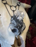 Crystallized Cat Skull - Necklace