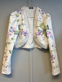 Image 1 of Bolero jakke med blomster (xs/s)
