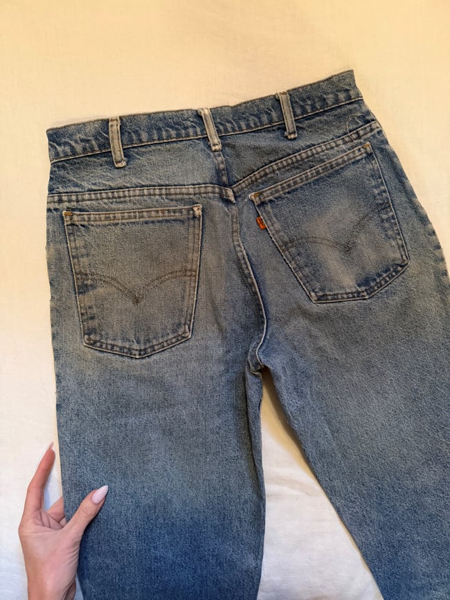 70s Levi's bellbottom denim jeans 684 flares 