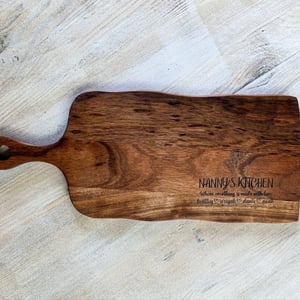 Image of Personalised Acacia Wood Serving Paddle