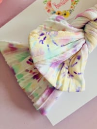 Image 3 of Tie dye cable headwrap 