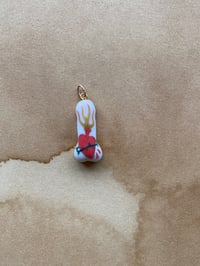 Image of Sacred Heart #3 Porcelain Willy Charm 