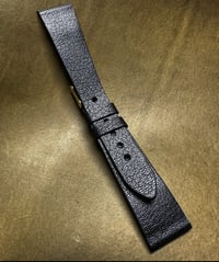 Image 3 of The Thinnest - Premium Goatskin Extra Thin Watch Strap - Black