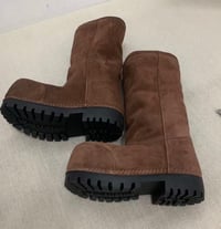 Image 2 of UNISEX TEDDY DARK BROWN  BOOTS