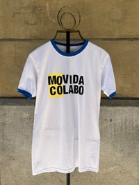 Image 1 of MOCO RINGER TEE WHITE ROYAL