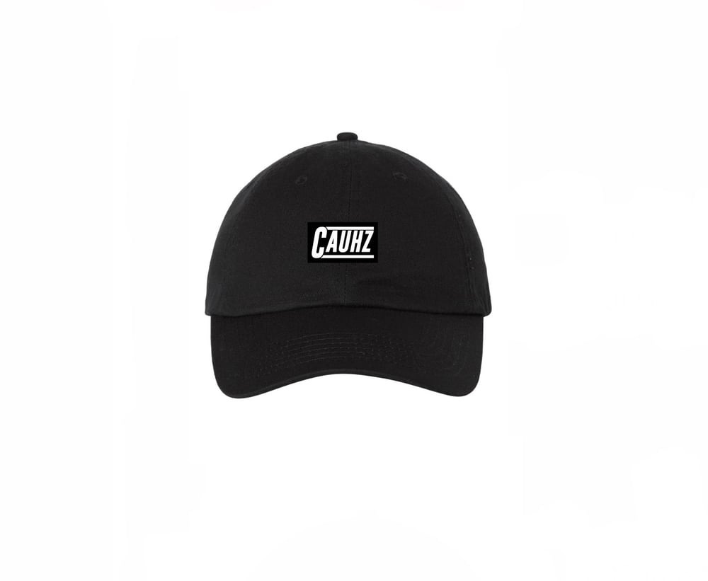 Image of Cauhz™️ Embroidered Black Dad Hat