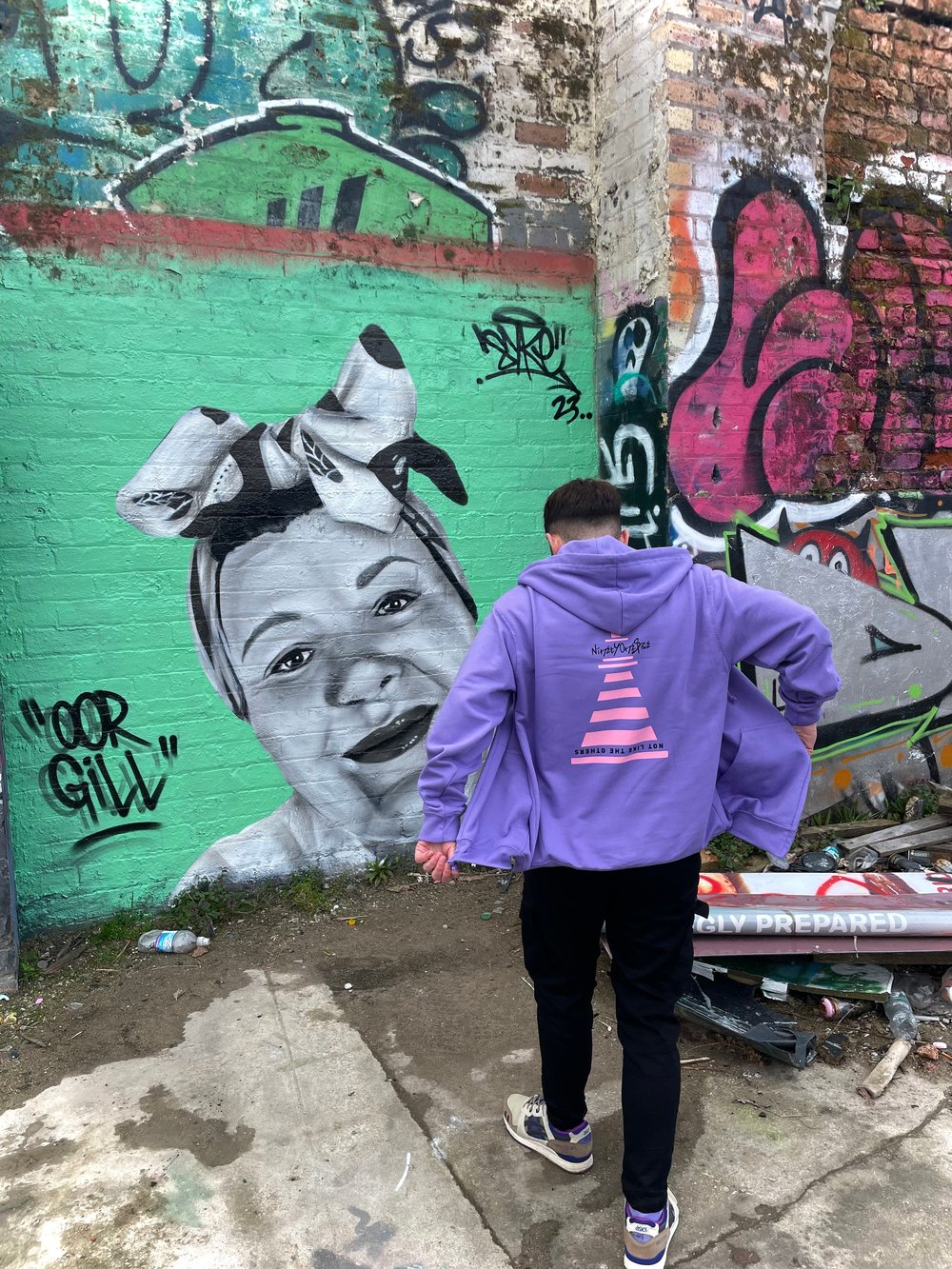Image of Lilac Leopard Zip Up