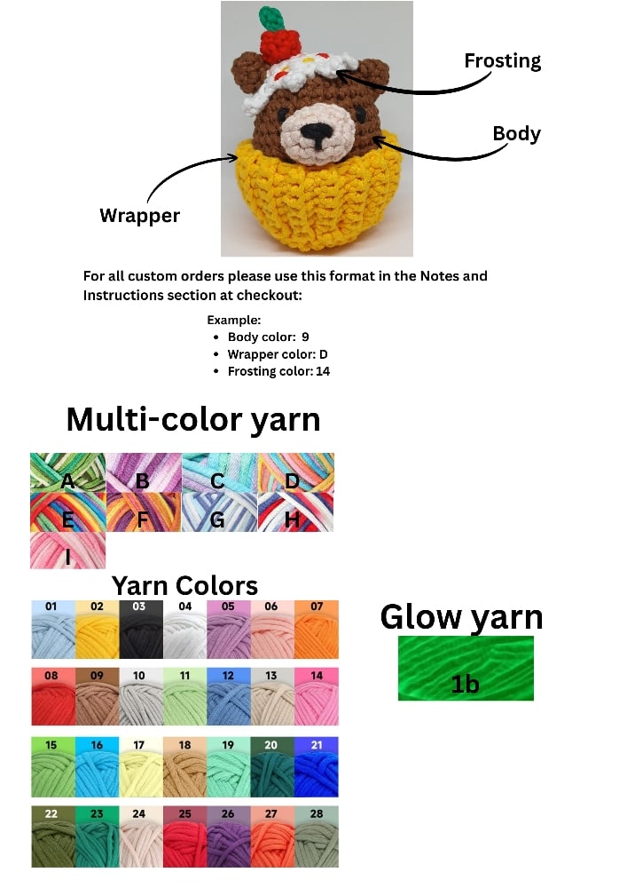 Image of Cupcake Birthday Bear
