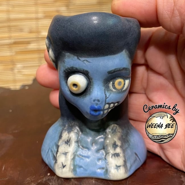 Mini Weena Wahine Muglet ZOMBIE BLUE