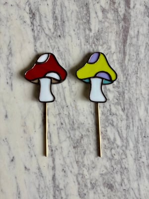 Image of Mushroom plant stakes