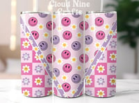 Retro Smiley Tumbler 20 oz 