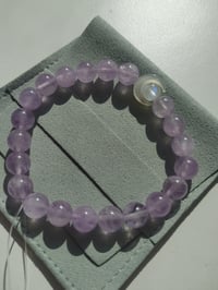 Image 2 of Amethyst bracelet with moon 薰衣草紫水晶手链