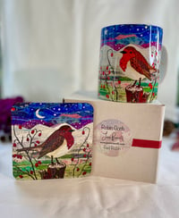 Image 8 of Christmas Robin Ceramic Mugs