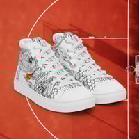 Image 4 of "Netty, Thready, & Shreddy" Women's High Top Shoes
