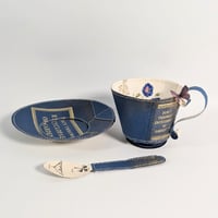 Image 5 of 'Percy Thrower's Encyclopaedia of Gardening' Teacup, Saucer and Spoon Set