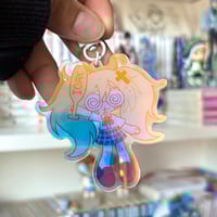 Image 2 of Fujoshi Miku holo keychain