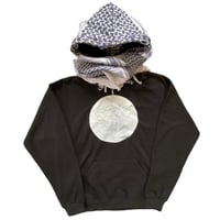 BLUE & BLACK TURBAN HOODIE 