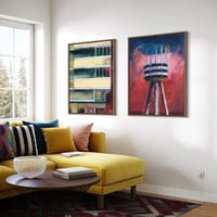 Image 7 of Painting / maleri / "Christianshavn – Malerdrømme og tankestreger – Lagkagehuset" / 80x100 cm