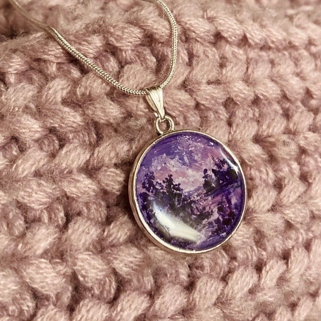 Image of Violet Ravines Necklace