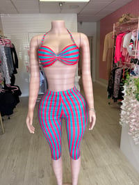 Image 2 of Stripe Halter Set