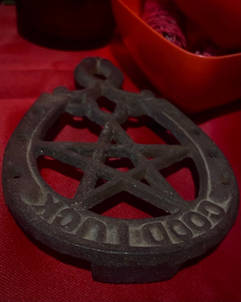 Image of Antique Pentagram Trivet 
