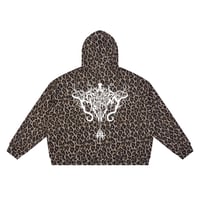 Image 3 of Leopard Zip Up Hoodie