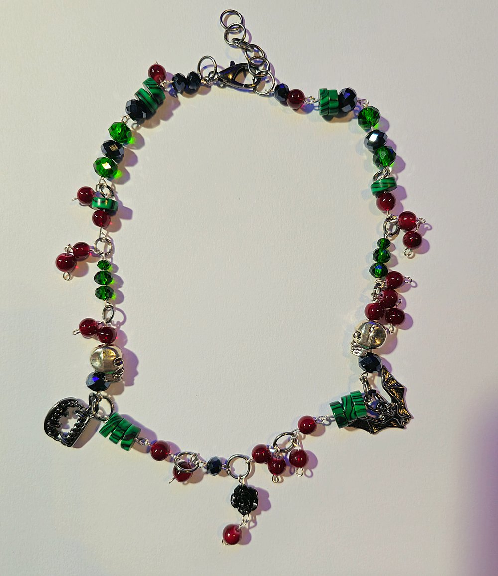 Image of Bloody Kisses (Type O Negative inspired necklace)