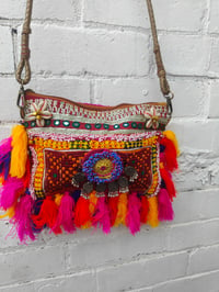 Image 1 of Shake your tassels- Bag- clutch or cross body/shoulder RED Copy Copy