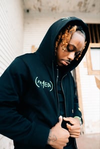 Image 3 of Black AR34EA Zip Up Jacket