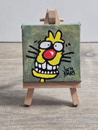 Image 3 of Spe 2 2.5x2.5 Inch Original Painting by Joey Mars