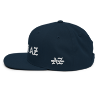 Image 5 of LOWER AZ White Thread Snapback Hat 