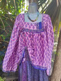 Image 7 of Gypset smock top Pink and blue