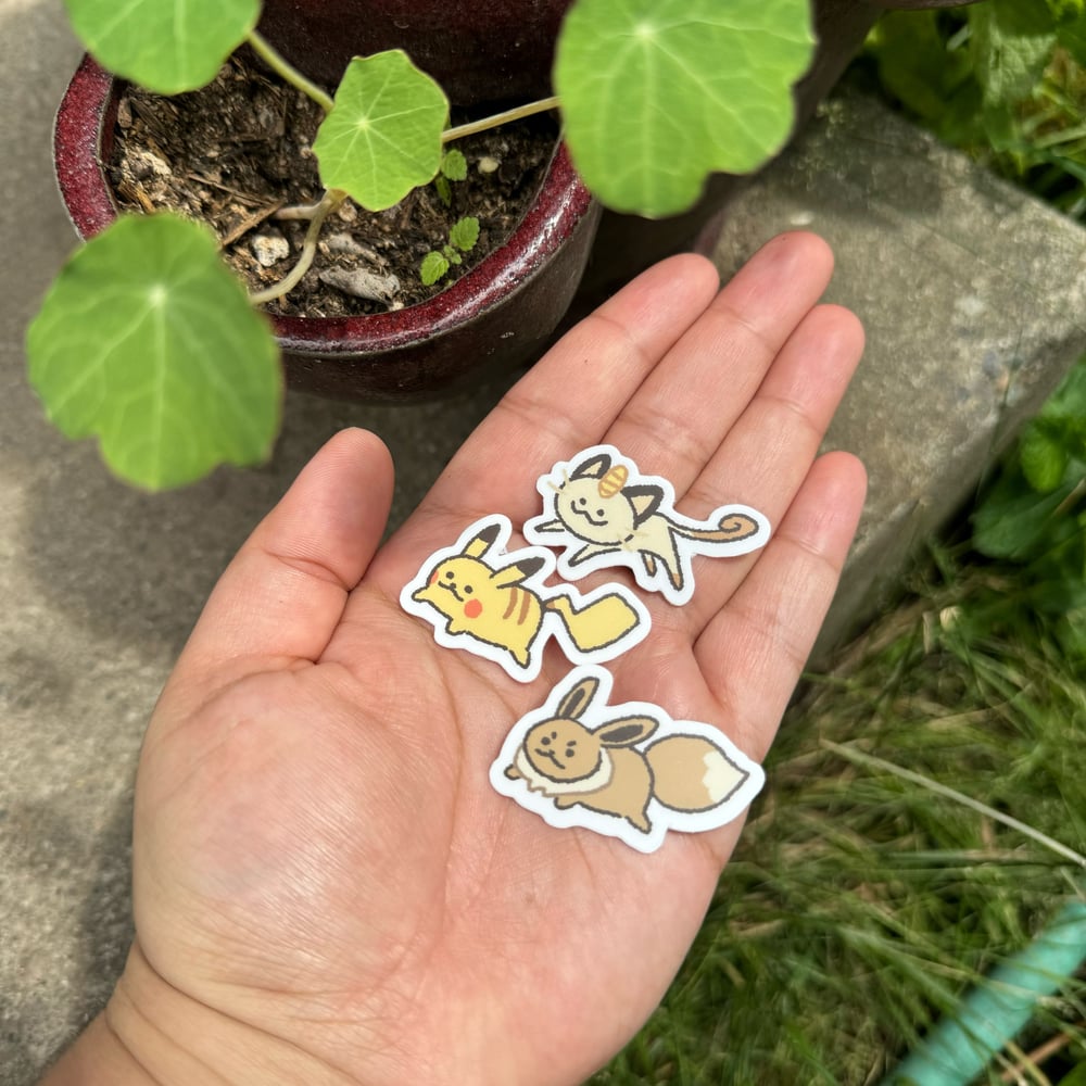 Image of + MINI POKEMON STICKER SET +