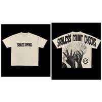 “SayLe$$ Count Checks” Tee (Cream) 