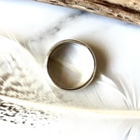 Image 4 of Handmade Sterling Silver Super Chunky Wedding Ring 925