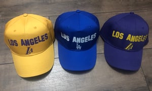 "Hollywood" Edition LA Lakers and LA Dodgers StrapBack Hat